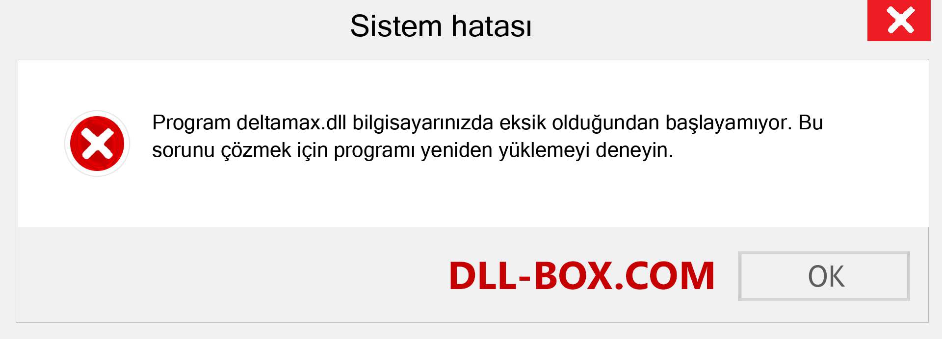 deltamax.dll dosyası eksik mi? Windows 7, 8, 10 için İndirin - Windows'ta deltamax dll Eksik Hatasını Düzeltin, fotoğraflar, resimler